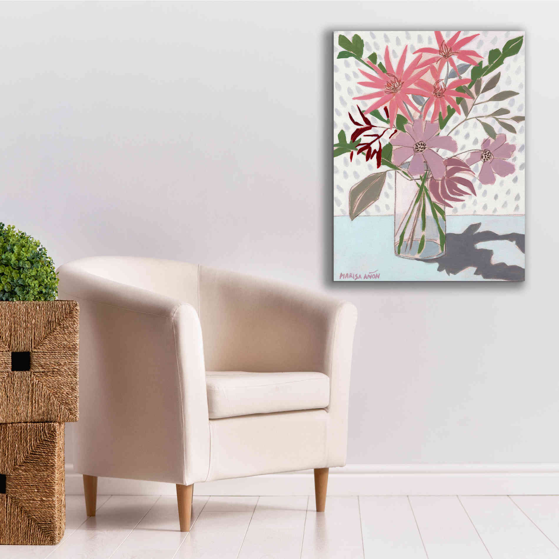 'Summer Flowers' by Marisa Anon, Canvas Wall Art,26 x 34