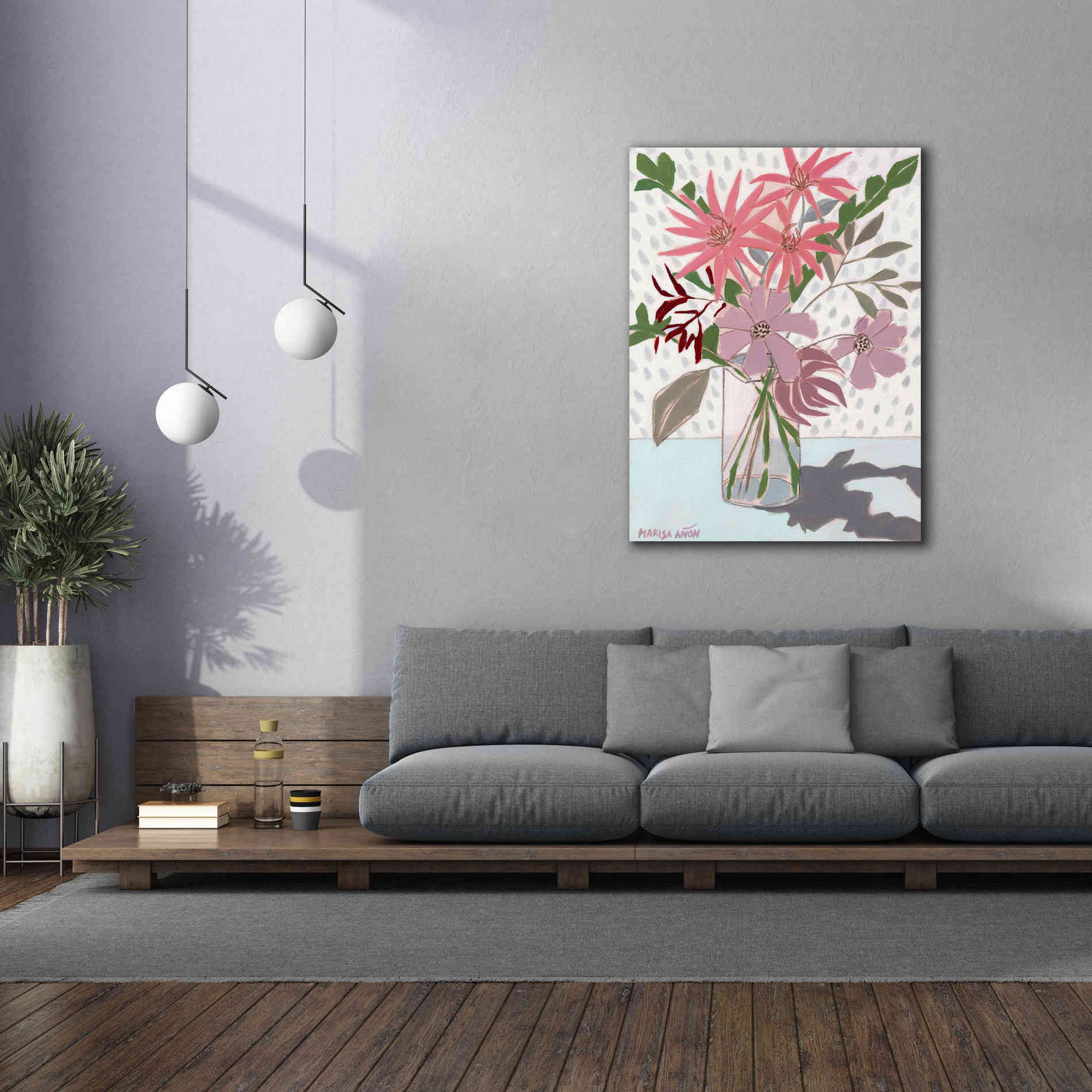 'Summer Flowers' by Marisa Anon, Canvas Wall Art,40 x 54