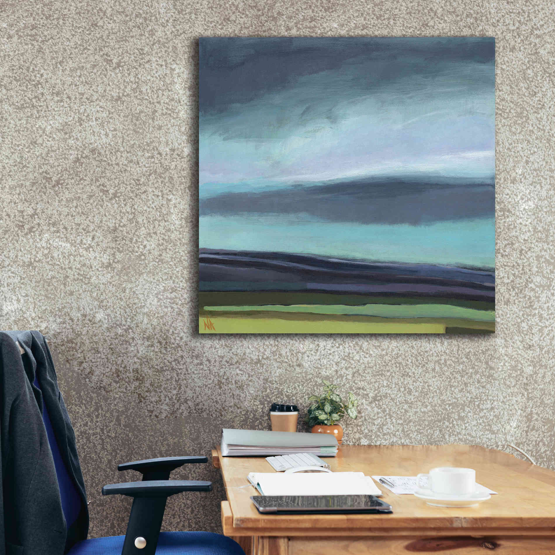 'Dew on My Boots' by Niki Arden, Canvas Wall Art,37 x 37