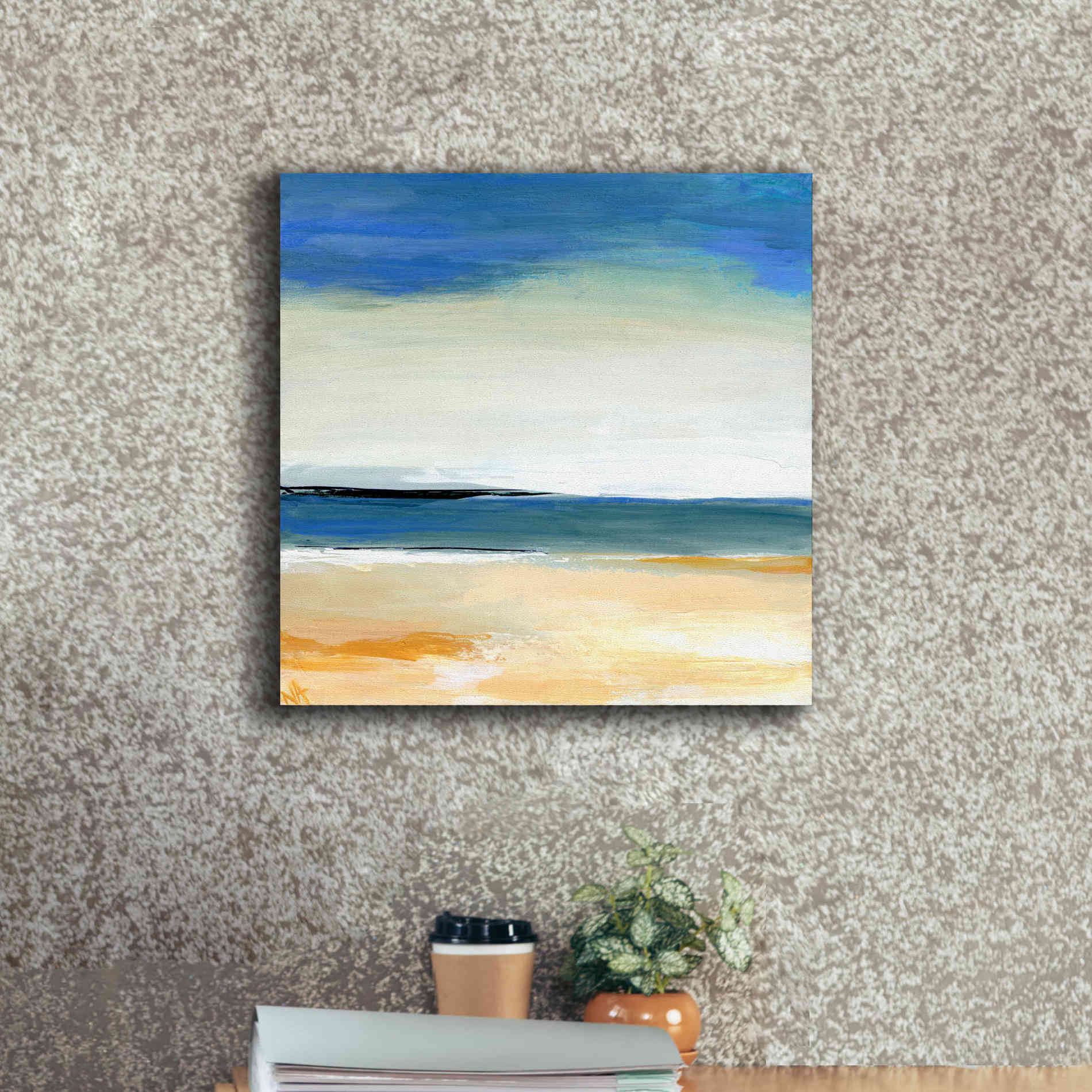 'Seascape 2' by Niki Arden, Canvas Wall Art,18 x 18
