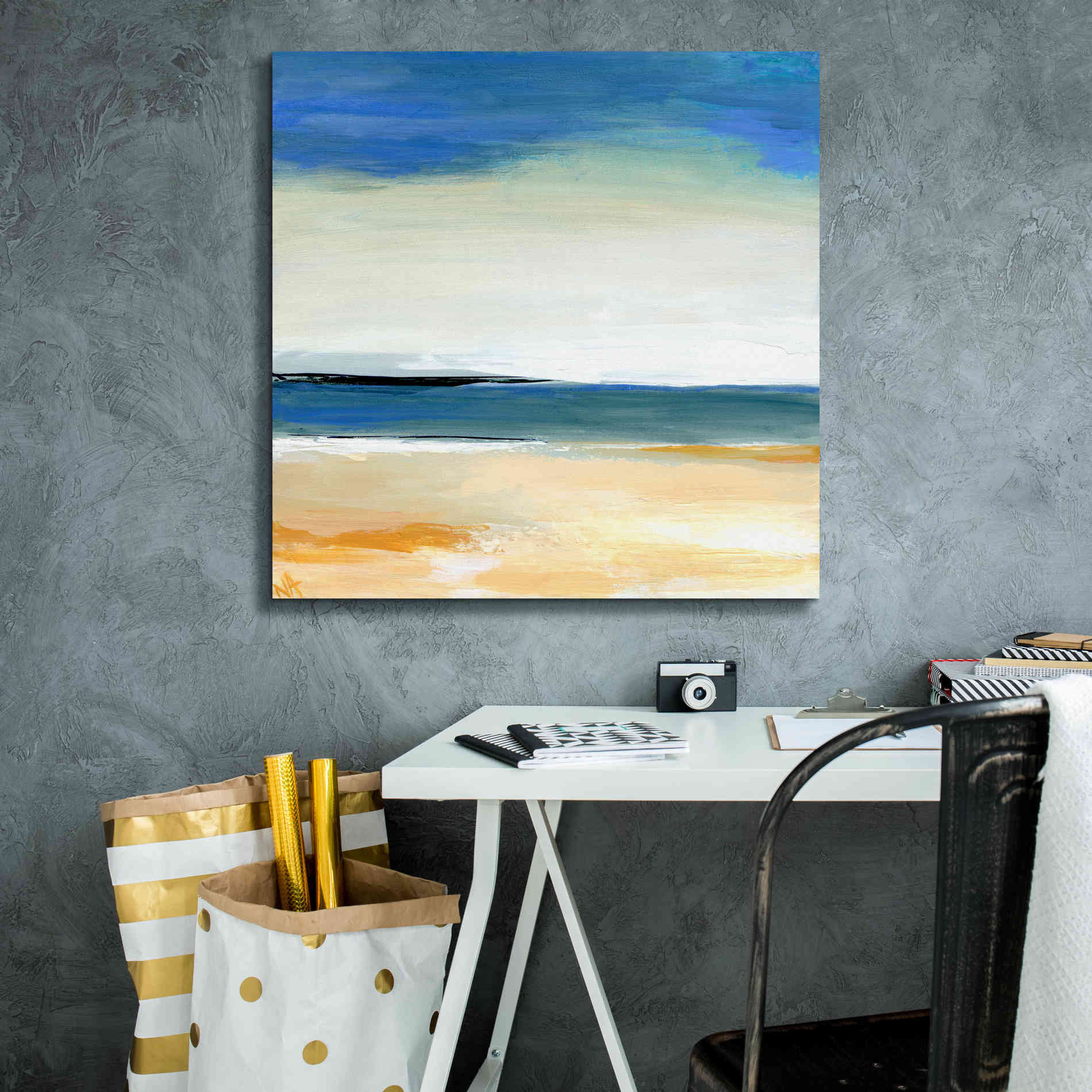 'Seascape 2' by Niki Arden, Canvas Wall Art,26 x 26