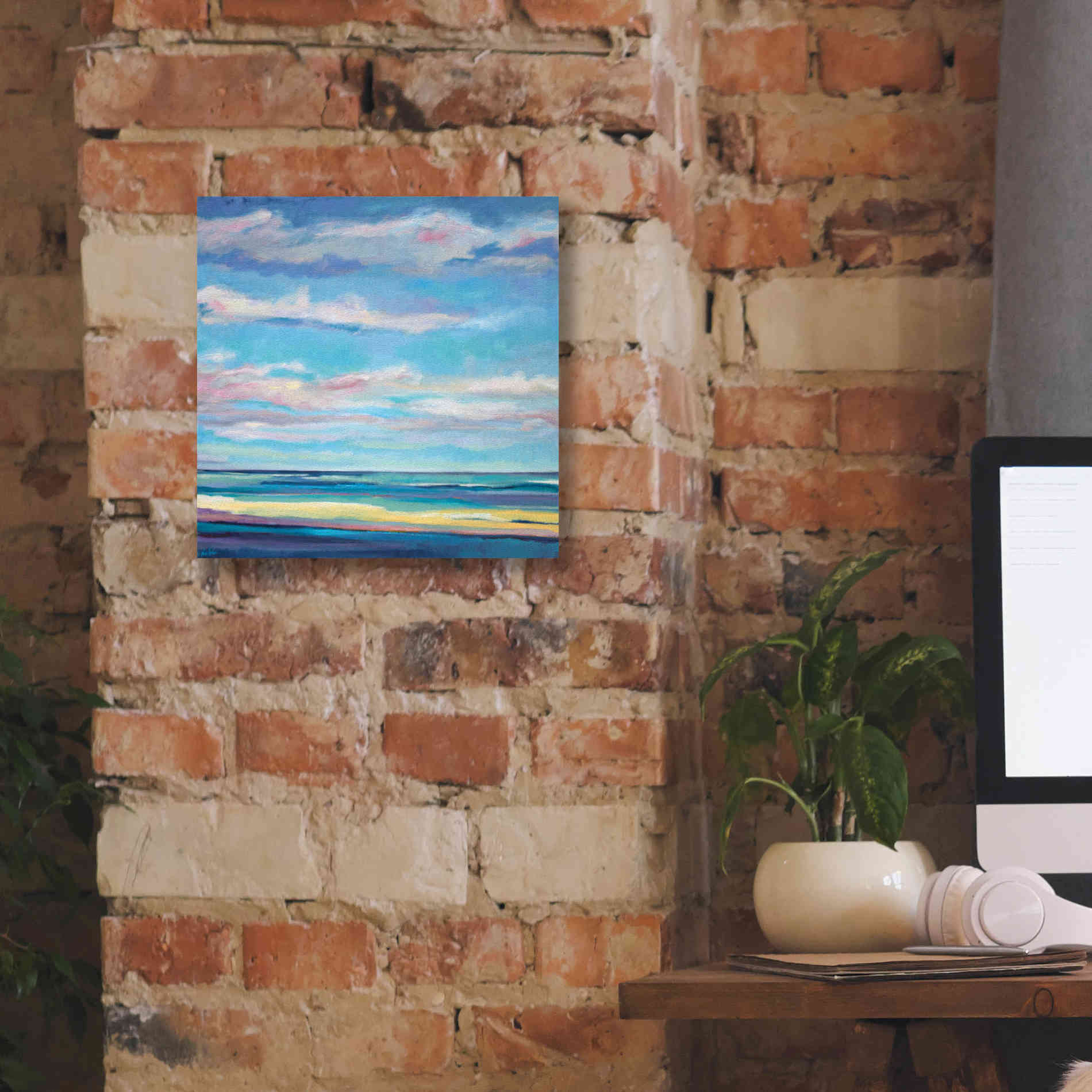 'Tidal Surge' by Niki Arden, Canvas Wall Art,12 x 12