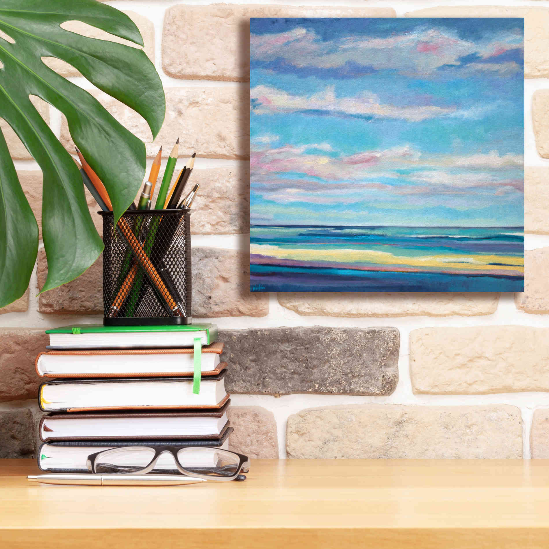 'Tidal Surge' by Niki Arden, Canvas Wall Art,12 x 12