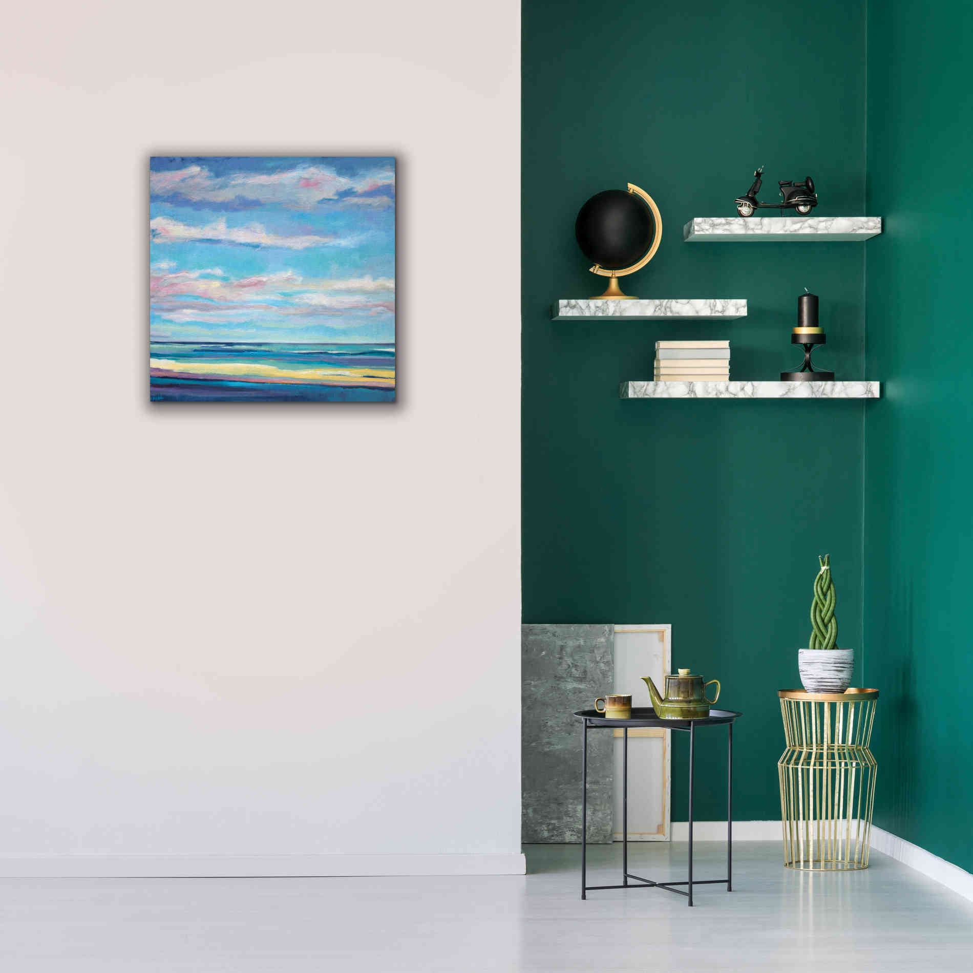 'Tidal Surge' by Niki Arden, Canvas Wall Art,26 x 26