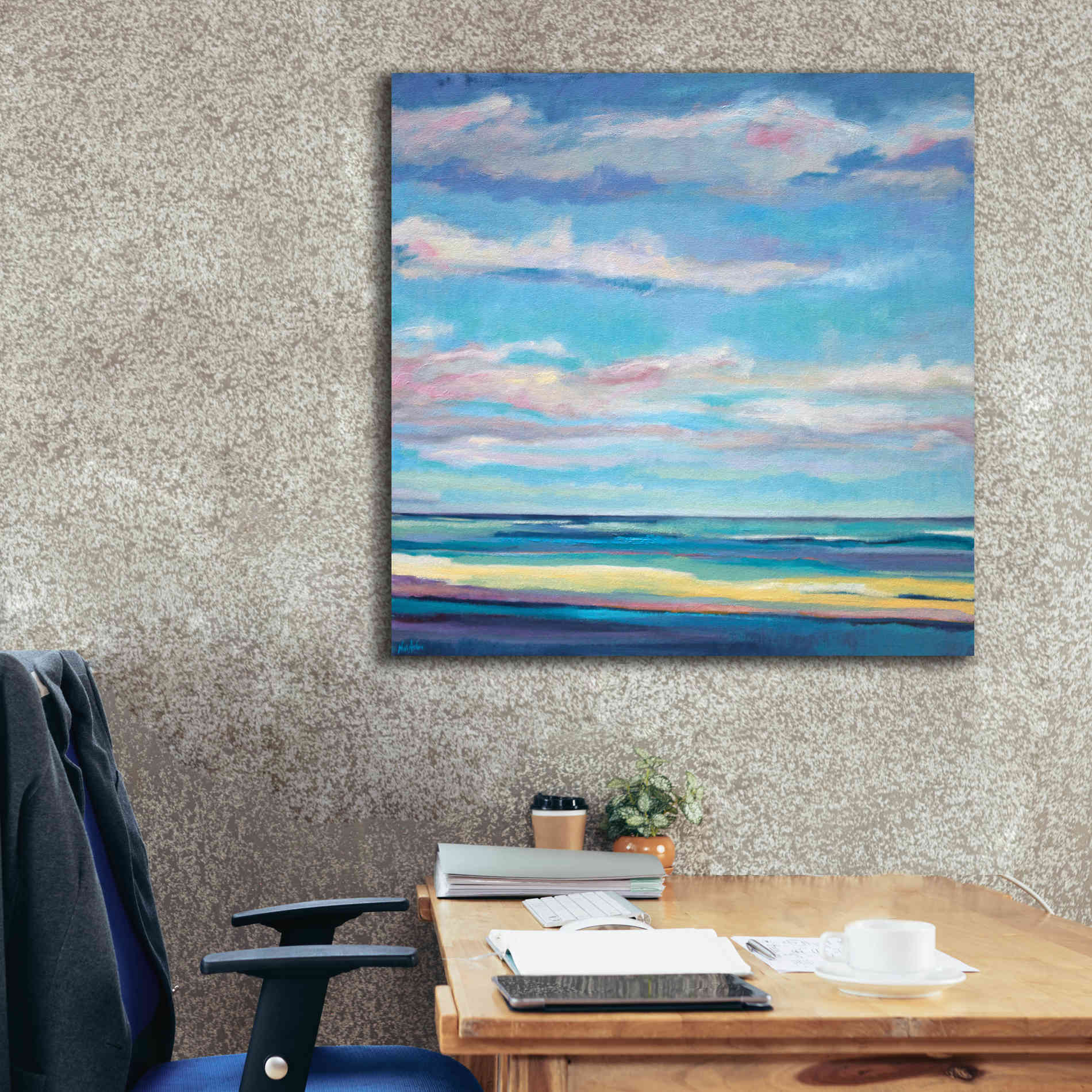 'Tidal Surge' by Niki Arden, Canvas Wall Art,37 x 37