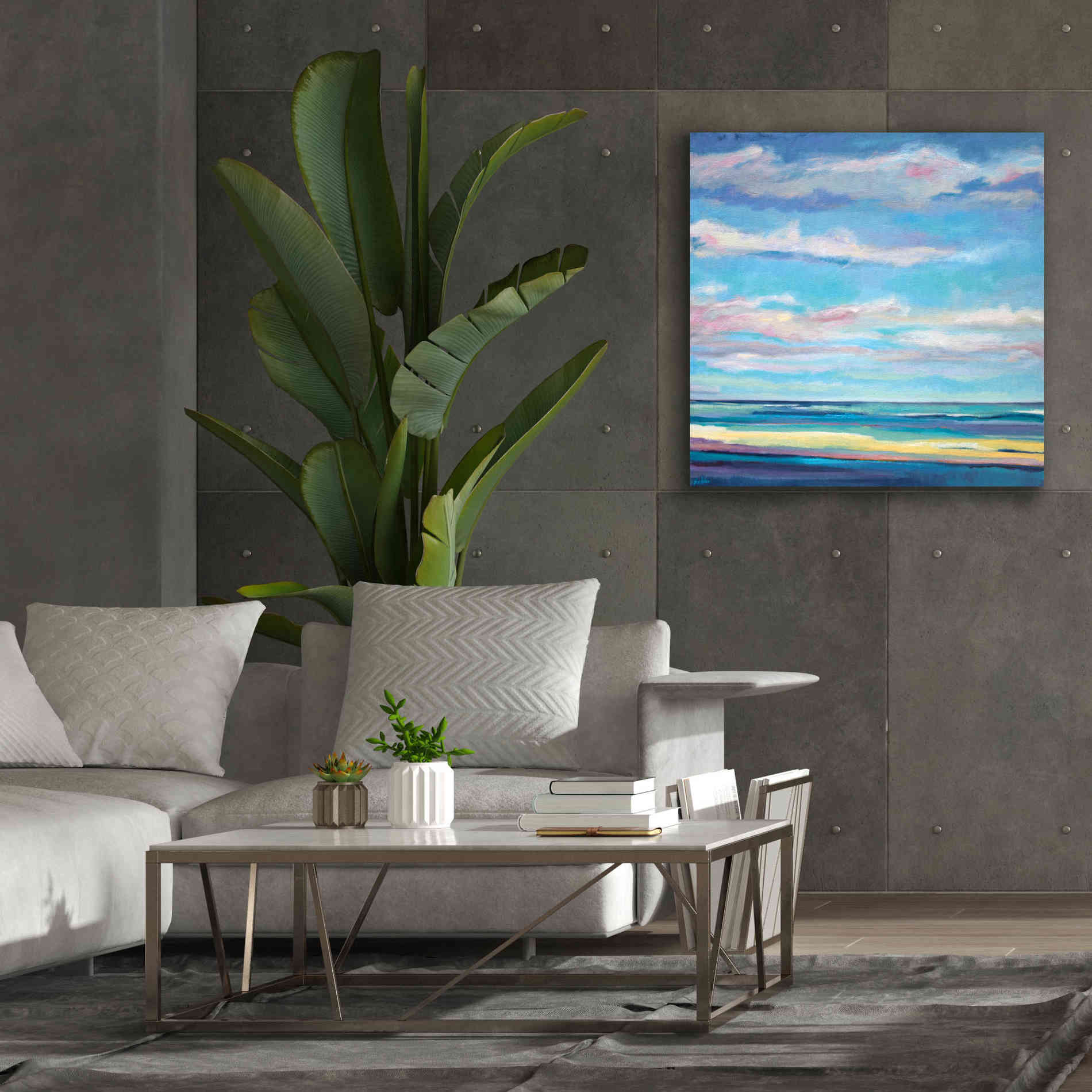 'Tidal Surge' by Niki Arden, Canvas Wall Art,37 x 37