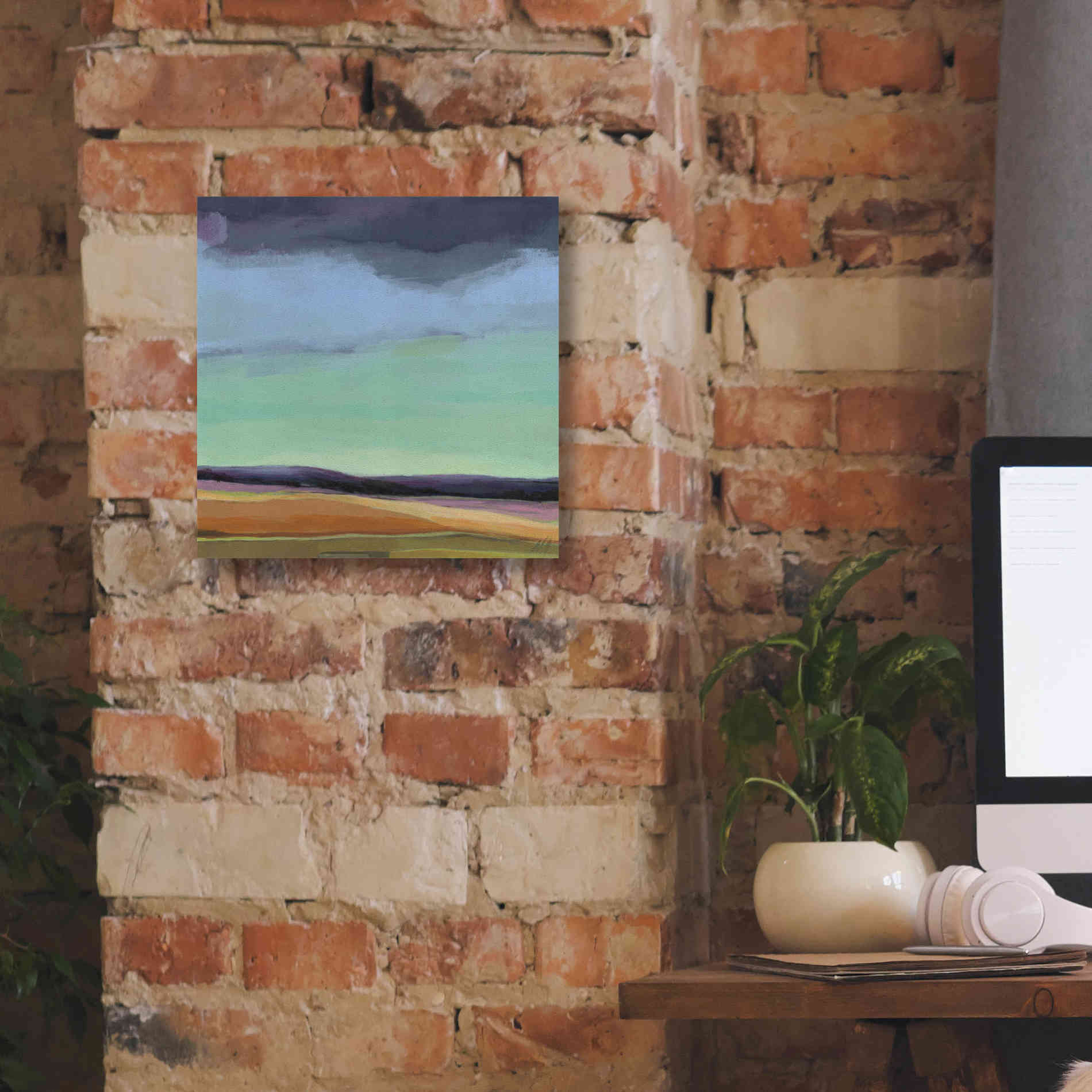 'Too Much Walking' by Niki Arden, Canvas Wall Art,12 x 12