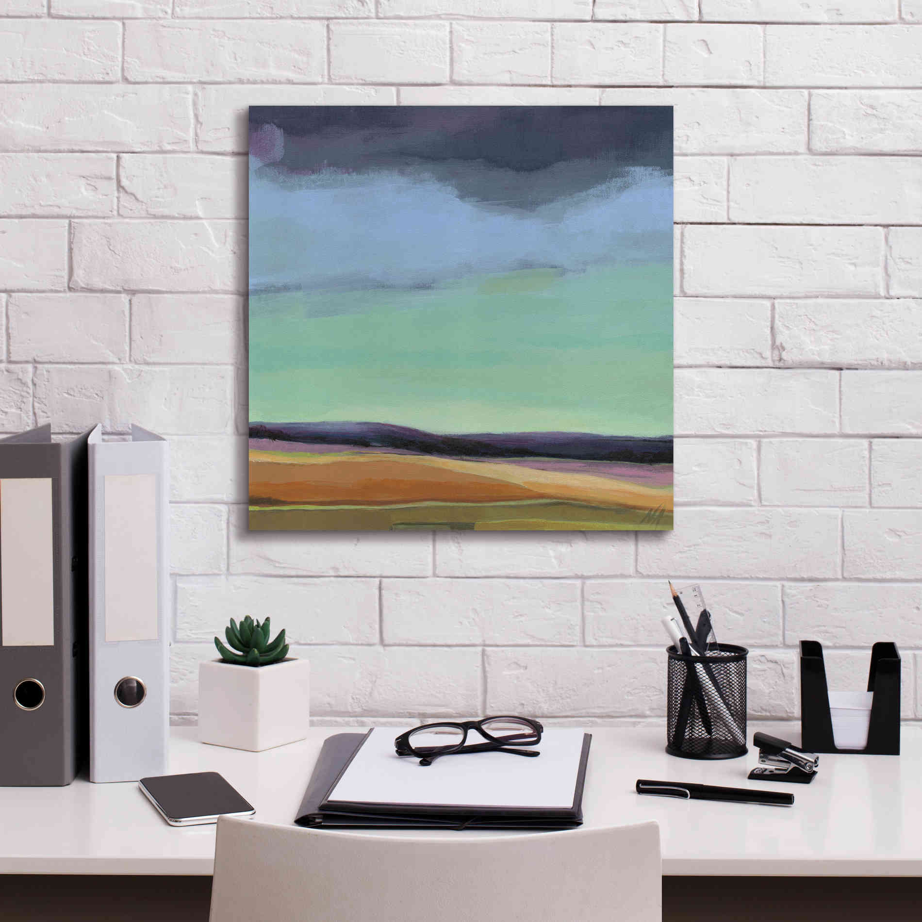 'Too Much Walking' by Niki Arden, Canvas Wall Art,18 x 18