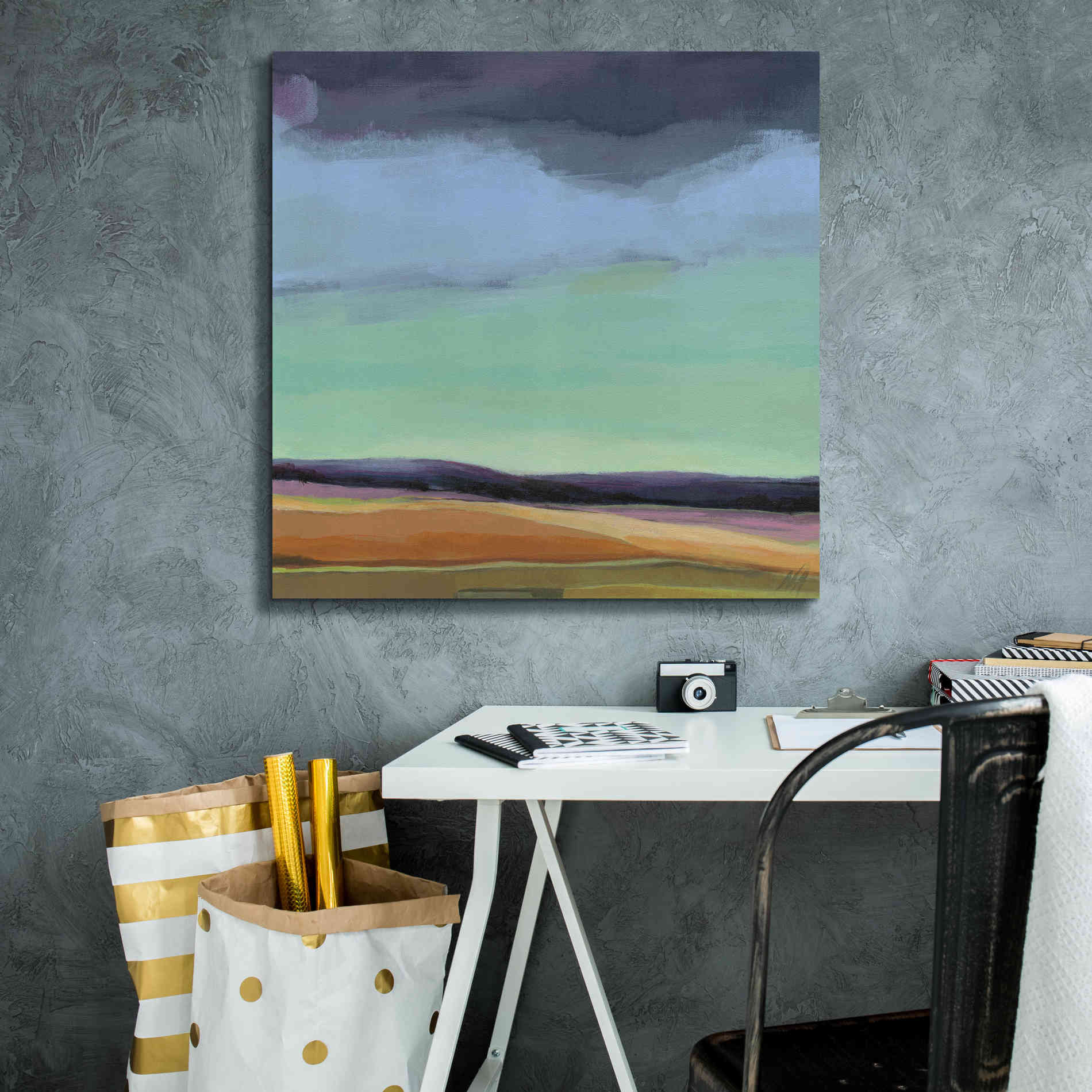 'Too Much Walking' by Niki Arden, Canvas Wall Art,26 x 26