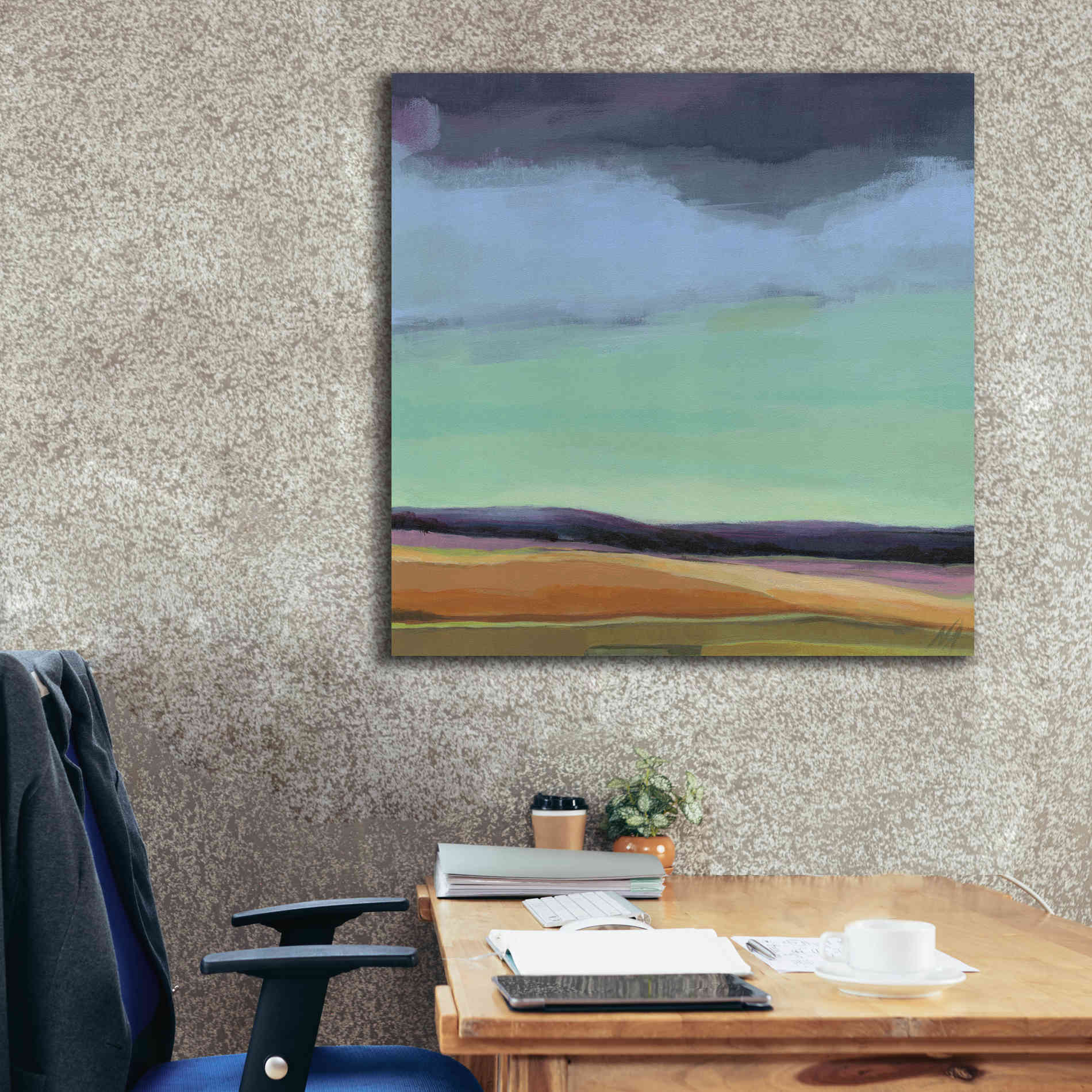 'Too Much Walking' by Niki Arden, Canvas Wall Art,37 x 37