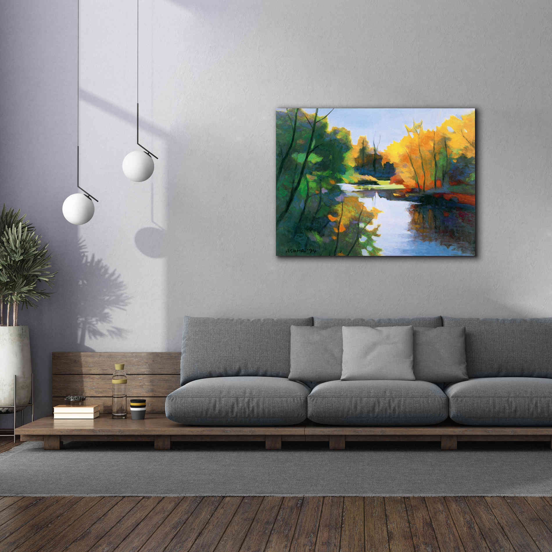 'Magic Afternoon' by Tadashi Asoma, Canvas Wall Art,54 x 40