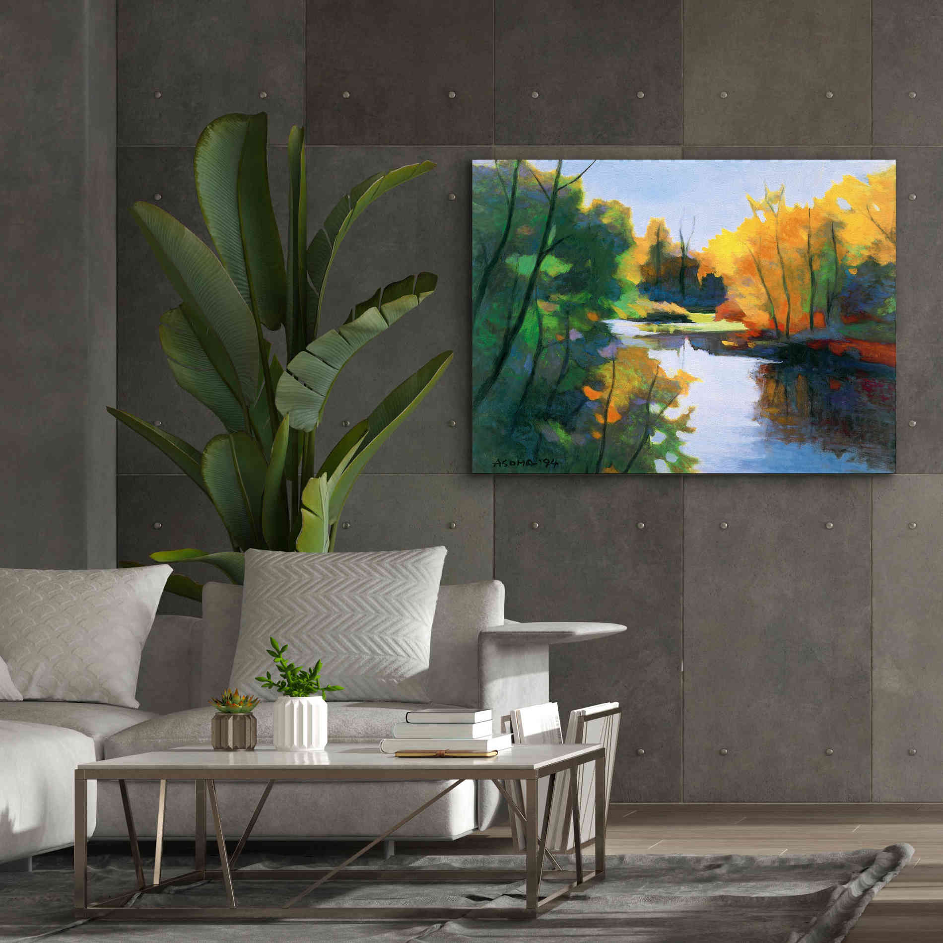 'Magic Afternoon' by Tadashi Asoma, Canvas Wall Art,54 x 40