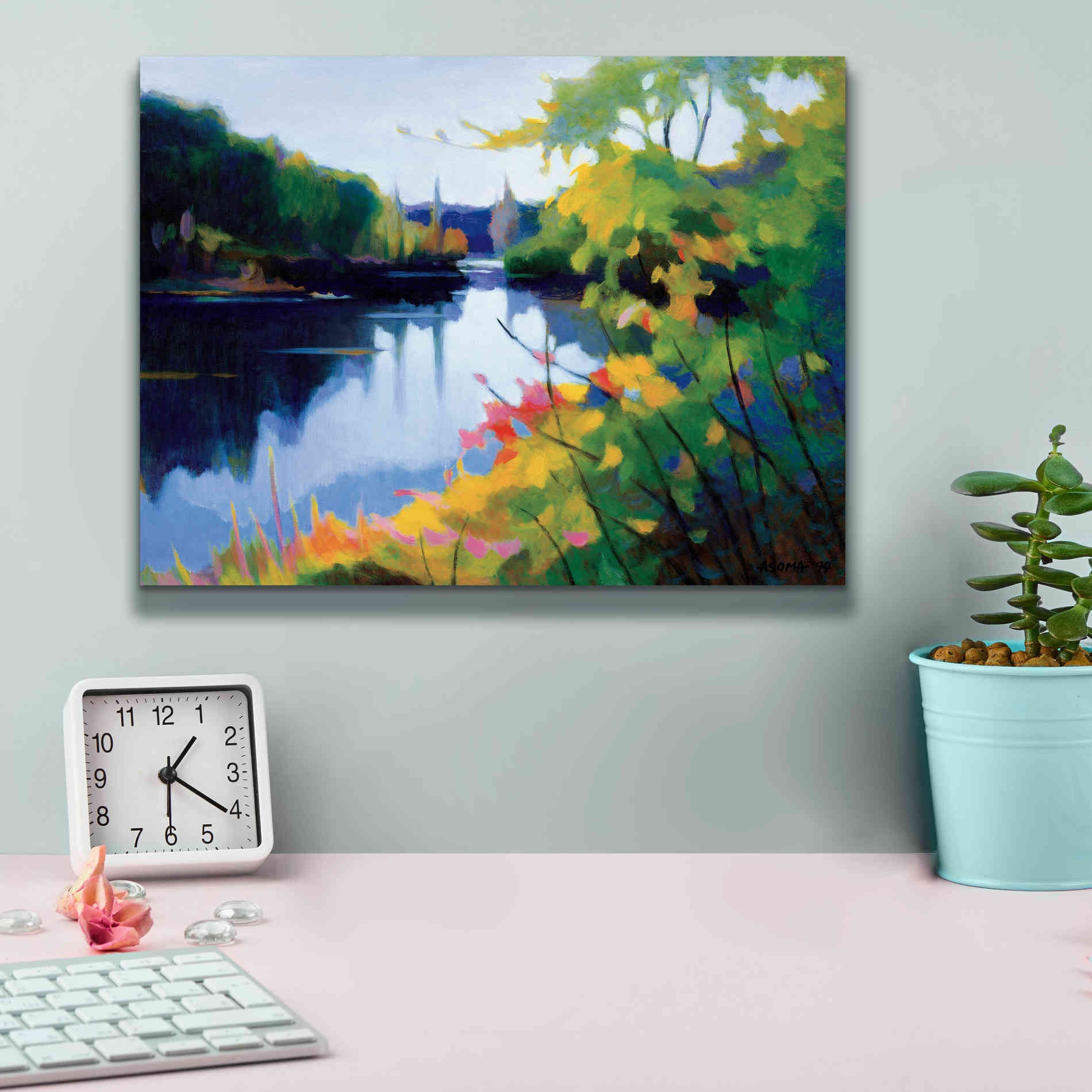 'Morning Light' by Tadashi Asoma, Canvas Wall Art,16 x 12