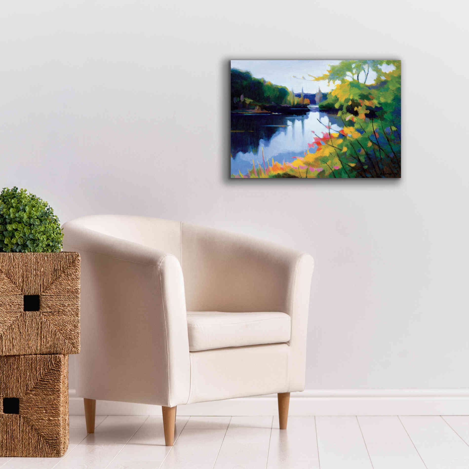 'Morning Light' by Tadashi Asoma, Canvas Wall Art,26 x 18