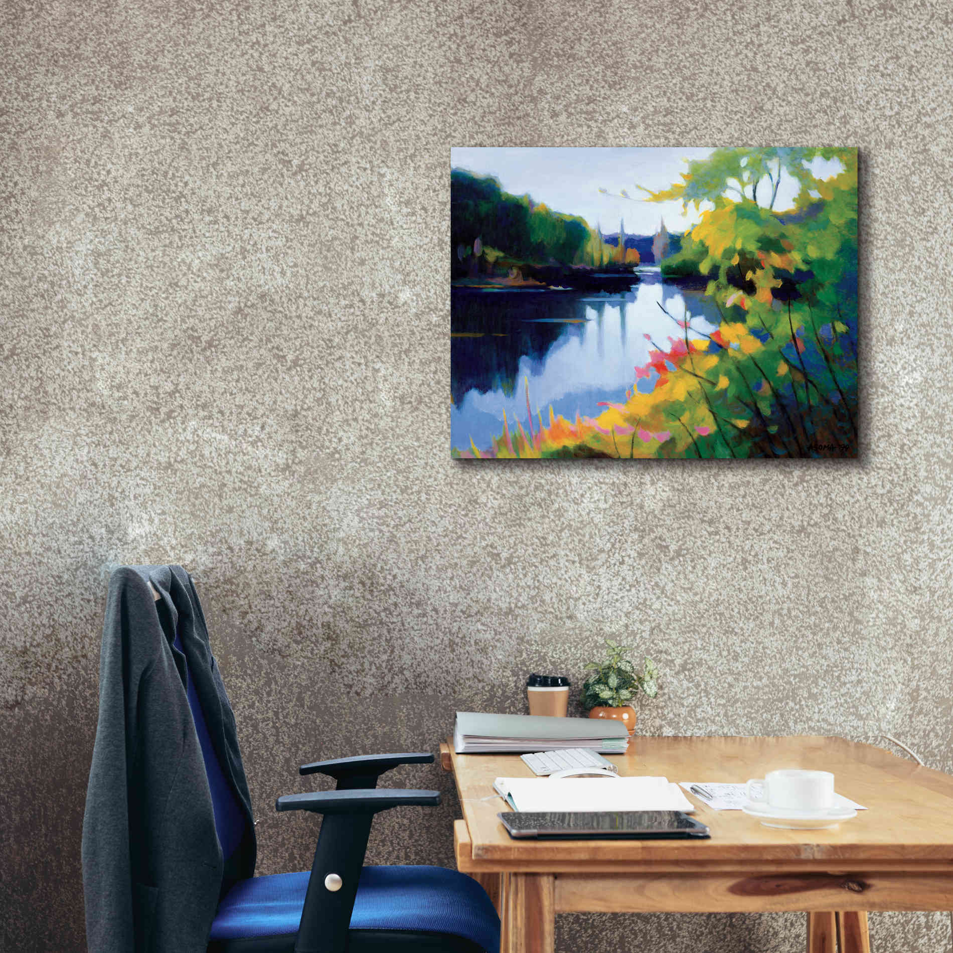 'Morning Light' by Tadashi Asoma, Canvas Wall Art,34 x 26