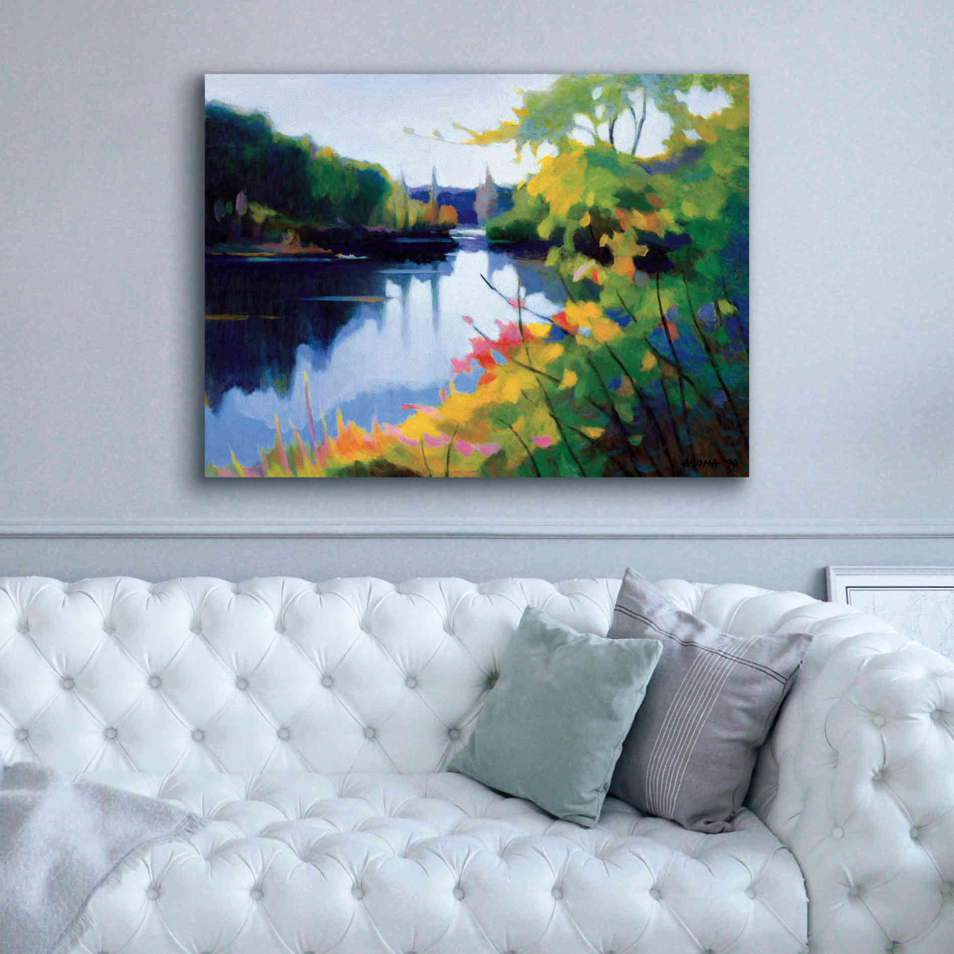 'Morning Light' by Tadashi Asoma, Canvas Wall Art,54 x 40