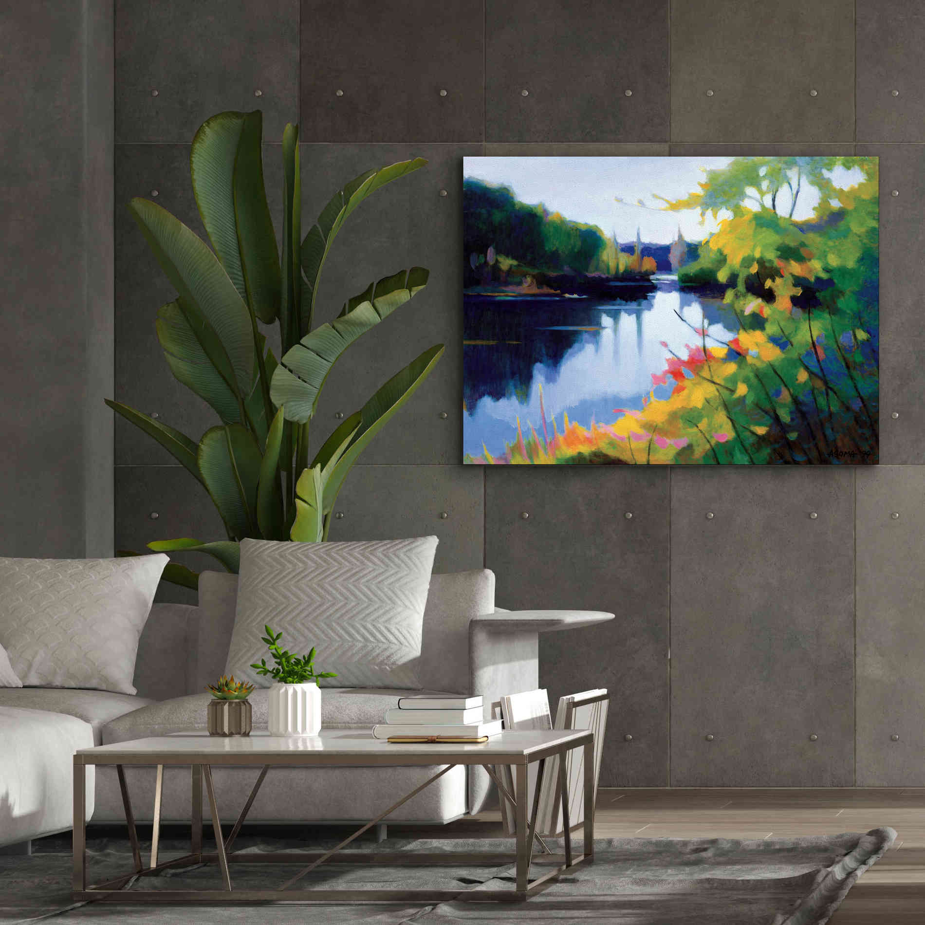'Morning Light' by Tadashi Asoma, Canvas Wall Art,54 x 40