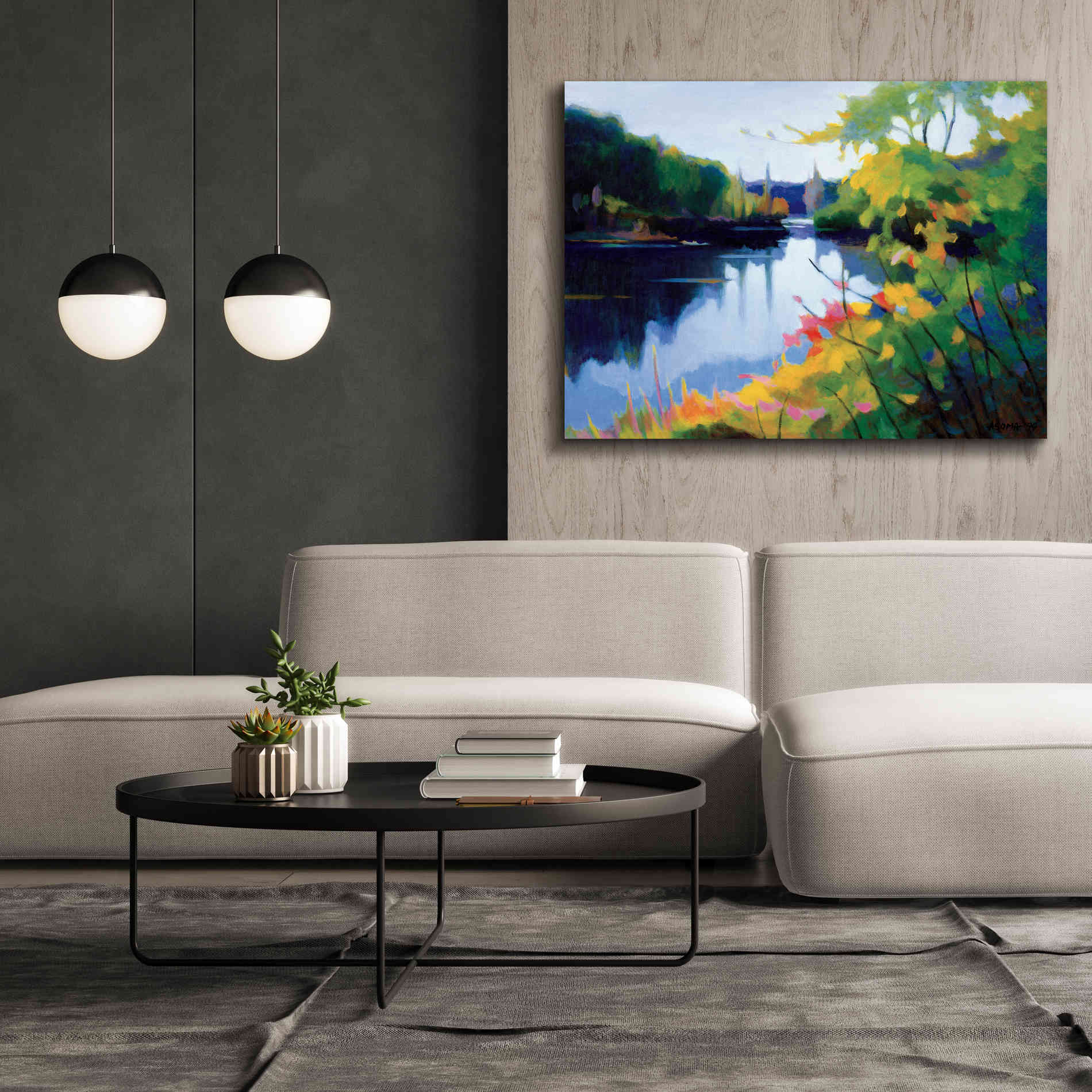 'Morning Light' by Tadashi Asoma, Canvas Wall Art,54 x 40