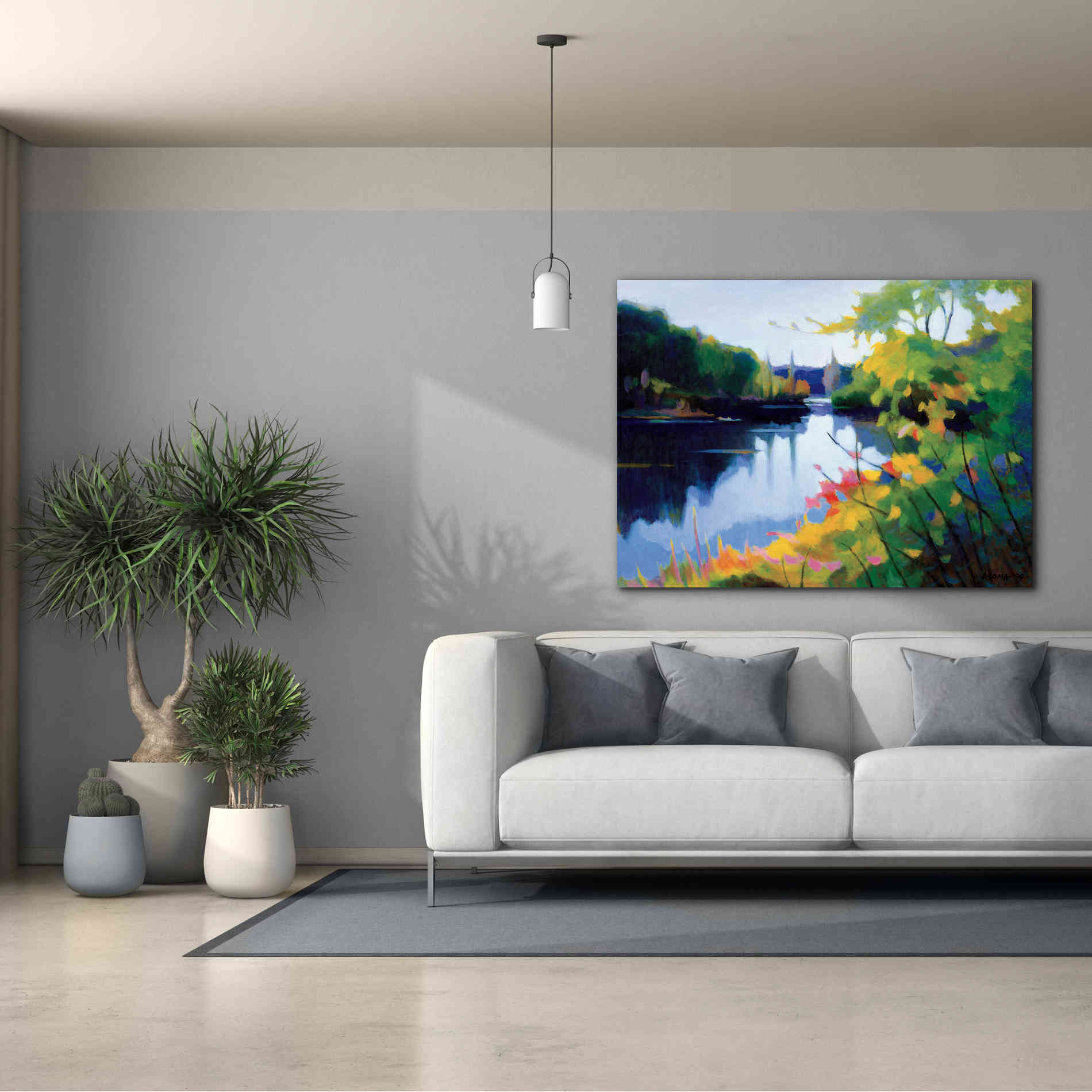 'Morning Light' by Tadashi Asoma, Canvas Wall Art,54 x 40
