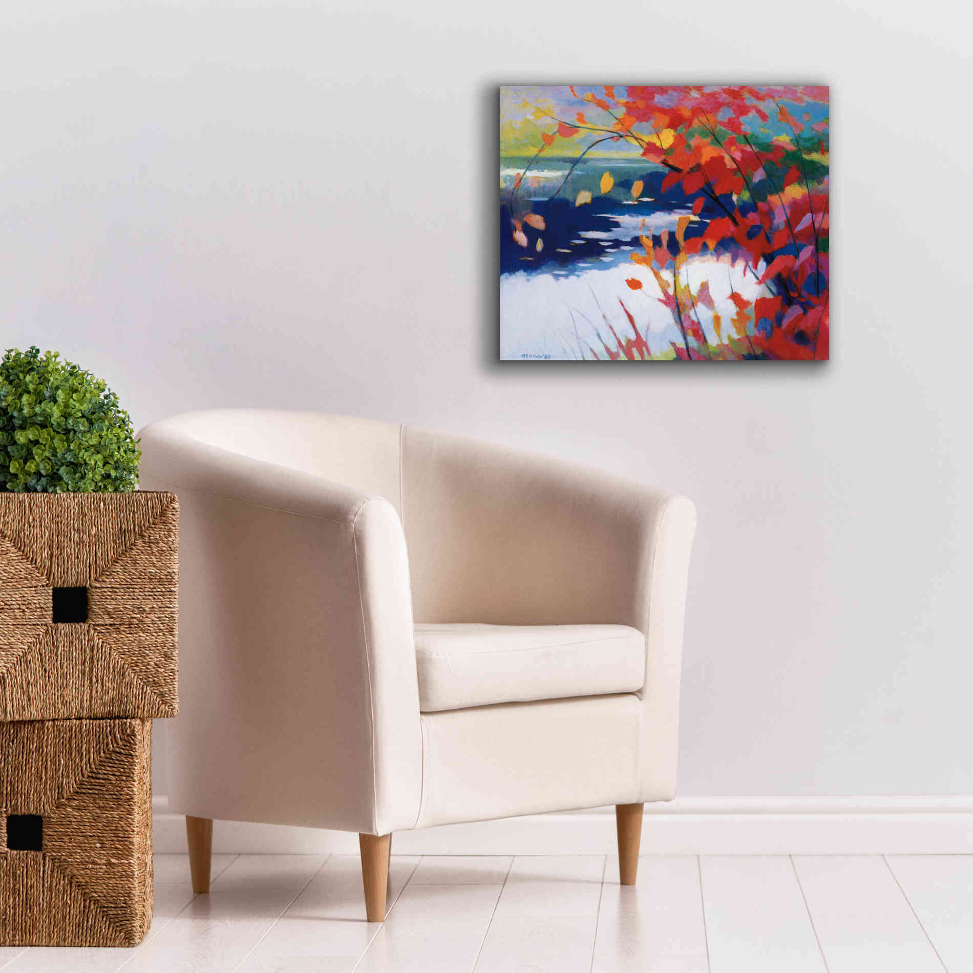 'Afternoon Calm' by Tadashi Asoma, Canvas Wall Art,24 x 20