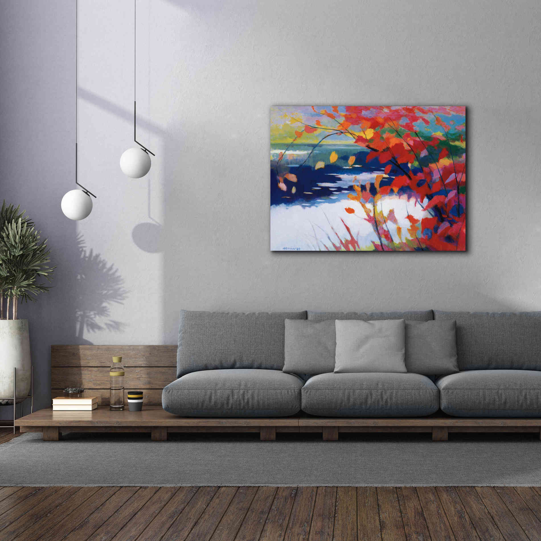 'Afternoon Calm' by Tadashi Asoma, Canvas Wall Art,54 x 40