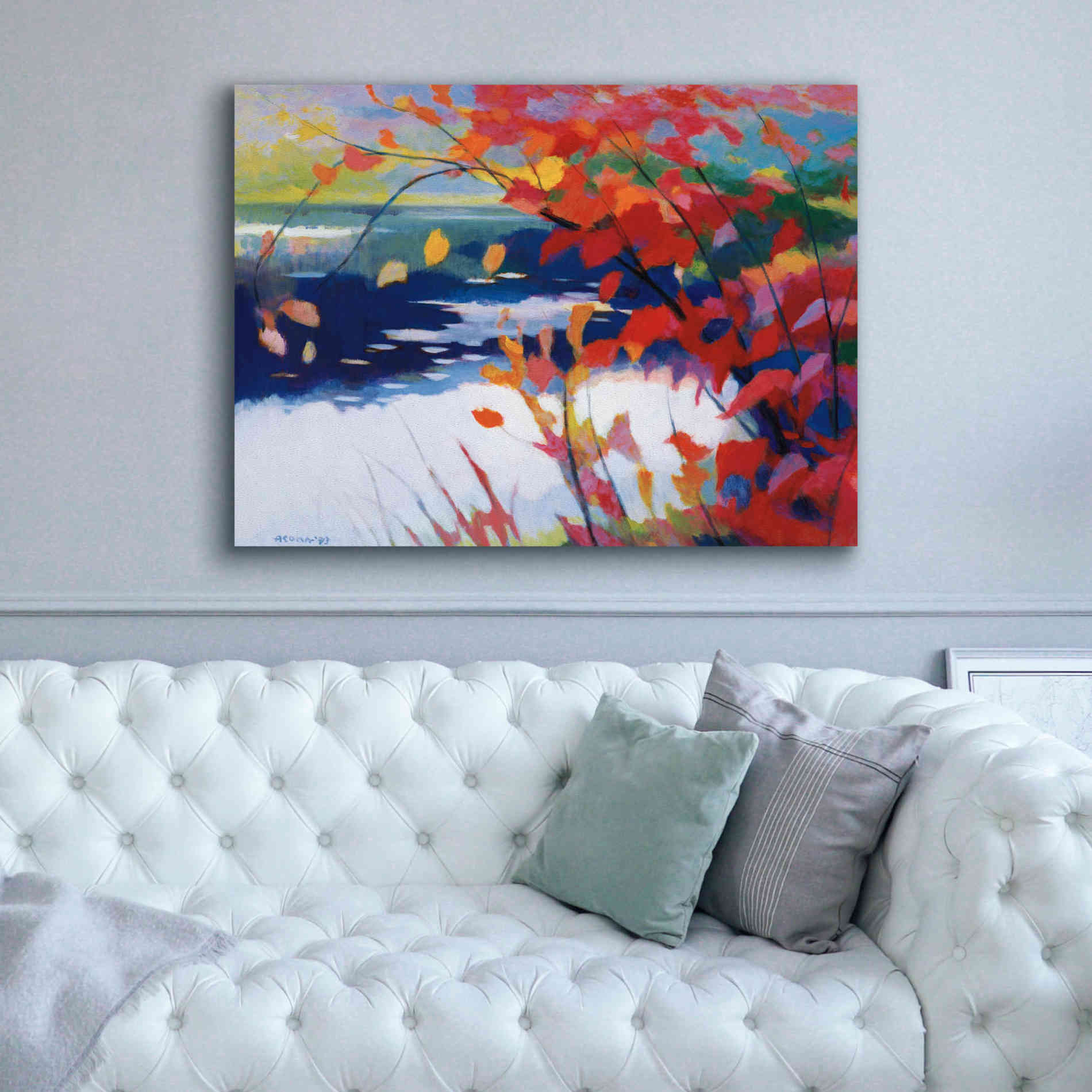 'Afternoon Calm' by Tadashi Asoma, Canvas Wall Art,54 x 40