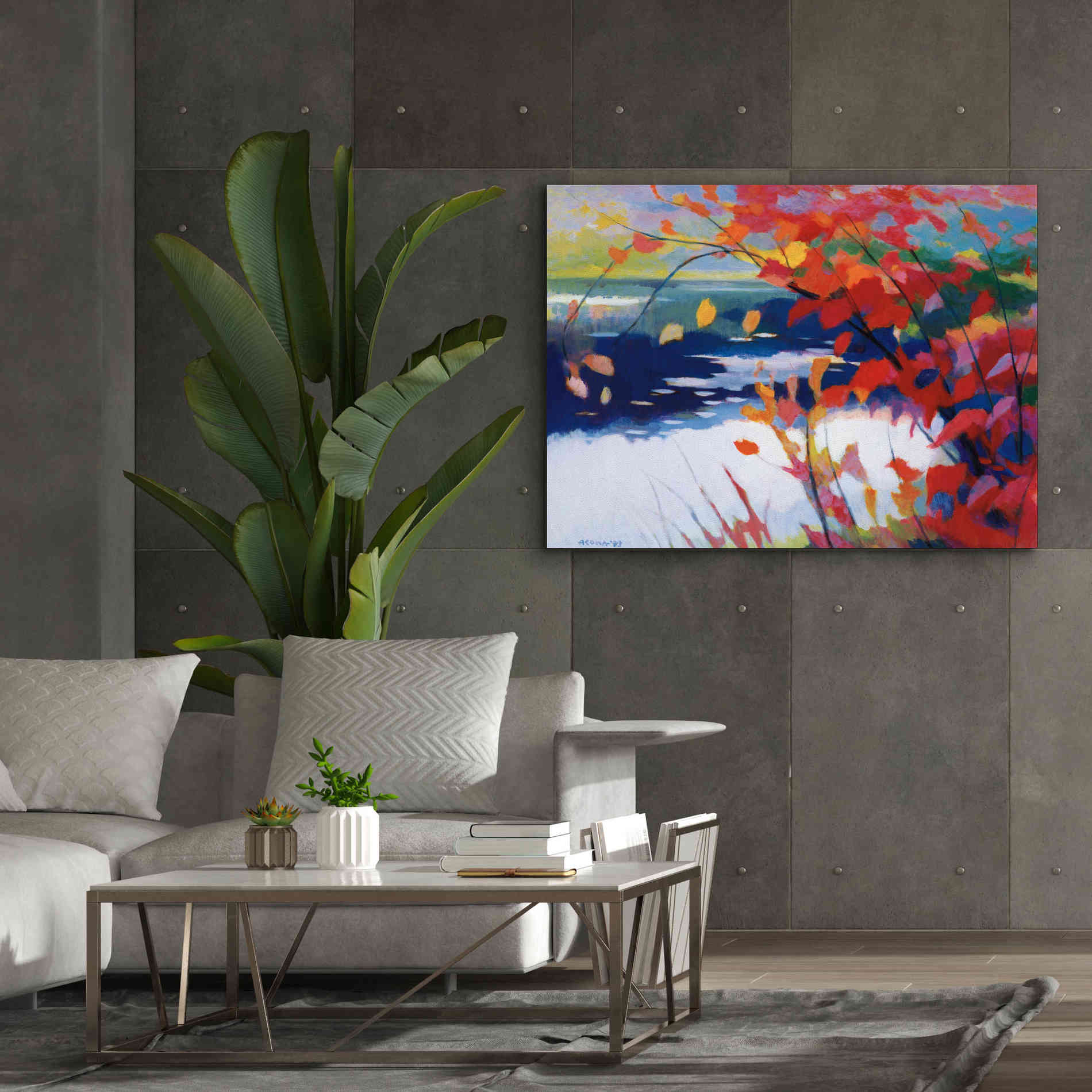 'Afternoon Calm' by Tadashi Asoma, Canvas Wall Art,54 x 40
