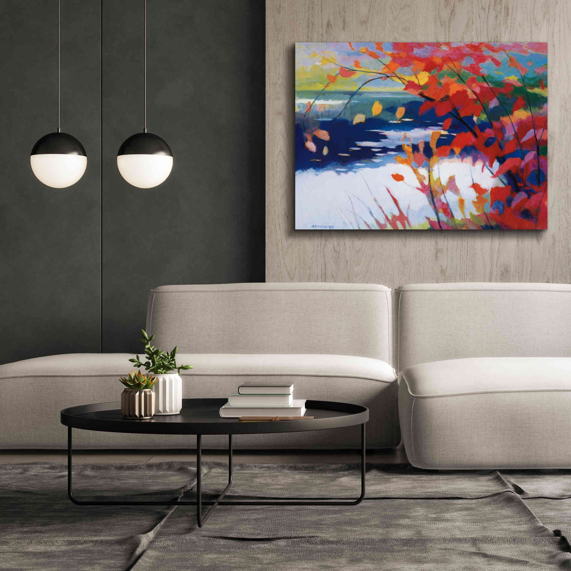 'Afternoon Calm' by Tadashi Asoma, Canvas Wall Art,54 x 40