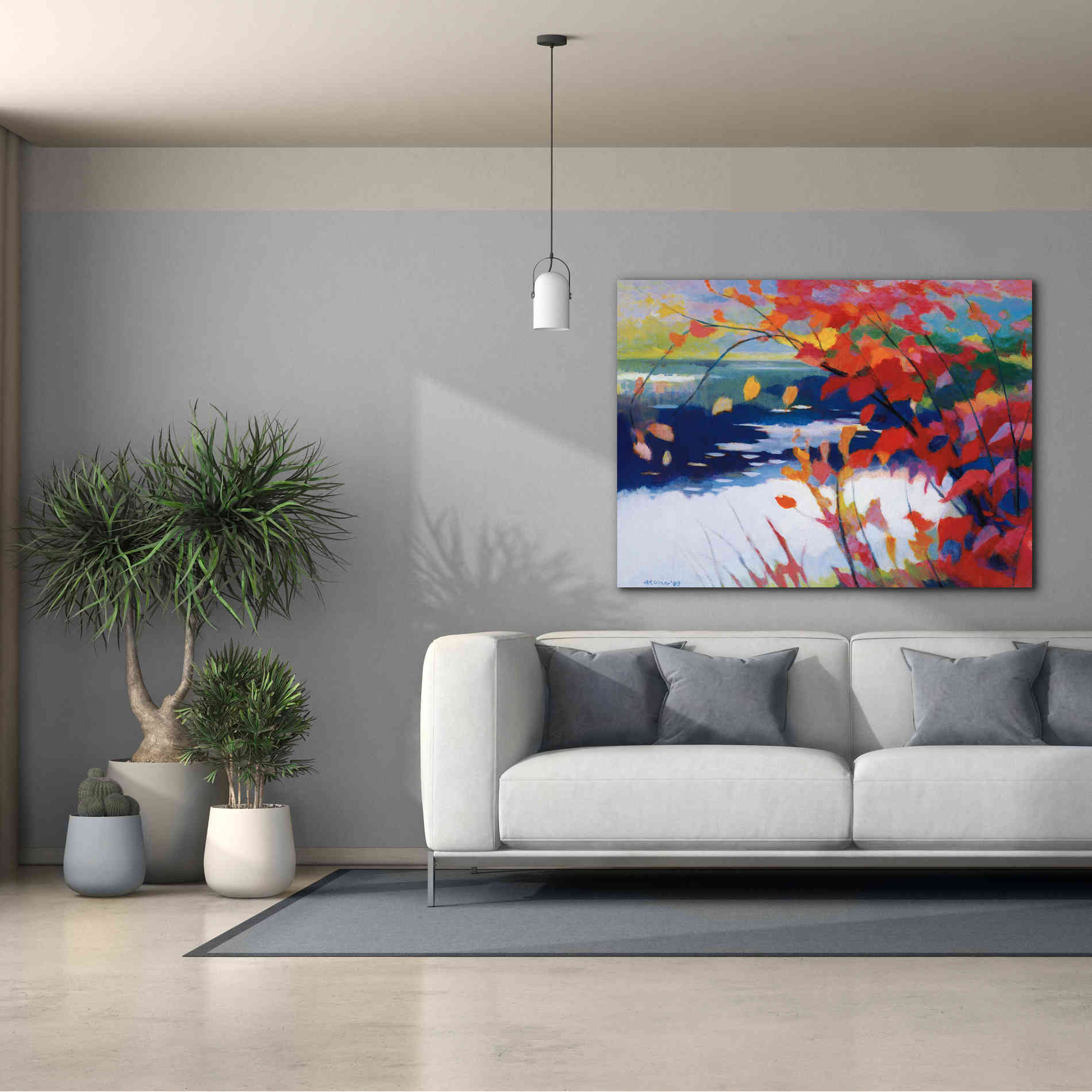 'Afternoon Calm' by Tadashi Asoma, Canvas Wall Art,54 x 40