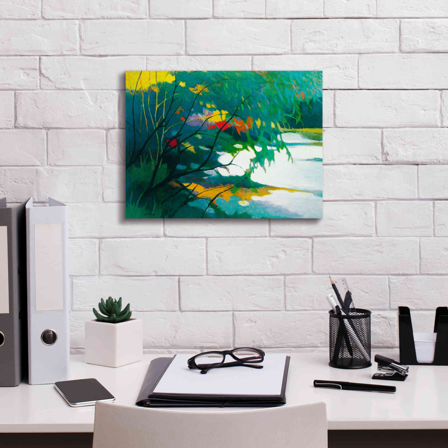 'Noonday Dreams' by Tadashi Asoma, Canvas Wall Art,16 x 12