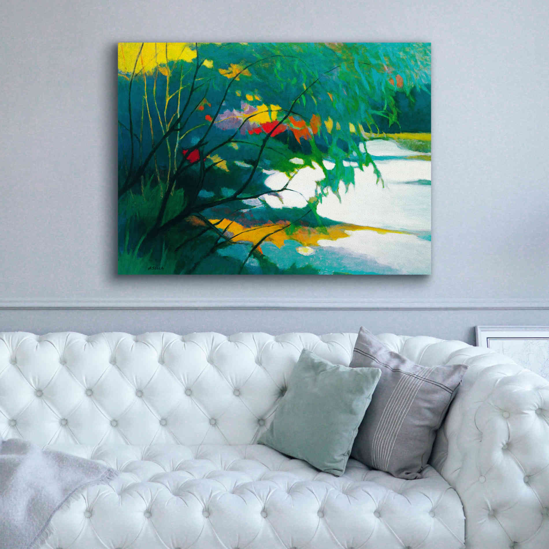 'Noonday Dreams' by Tadashi Asoma, Canvas Wall Art,54 x 40