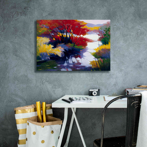 Image of 'Indian Summer' by Tadashi Asoma, Canvas Wall Art,26 x 18