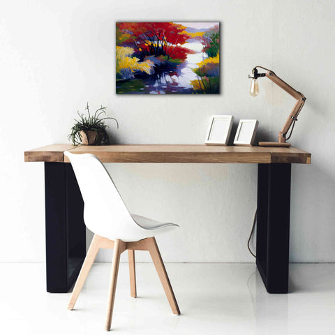 Image of 'Indian Summer' by Tadashi Asoma, Canvas Wall Art,26 x 18