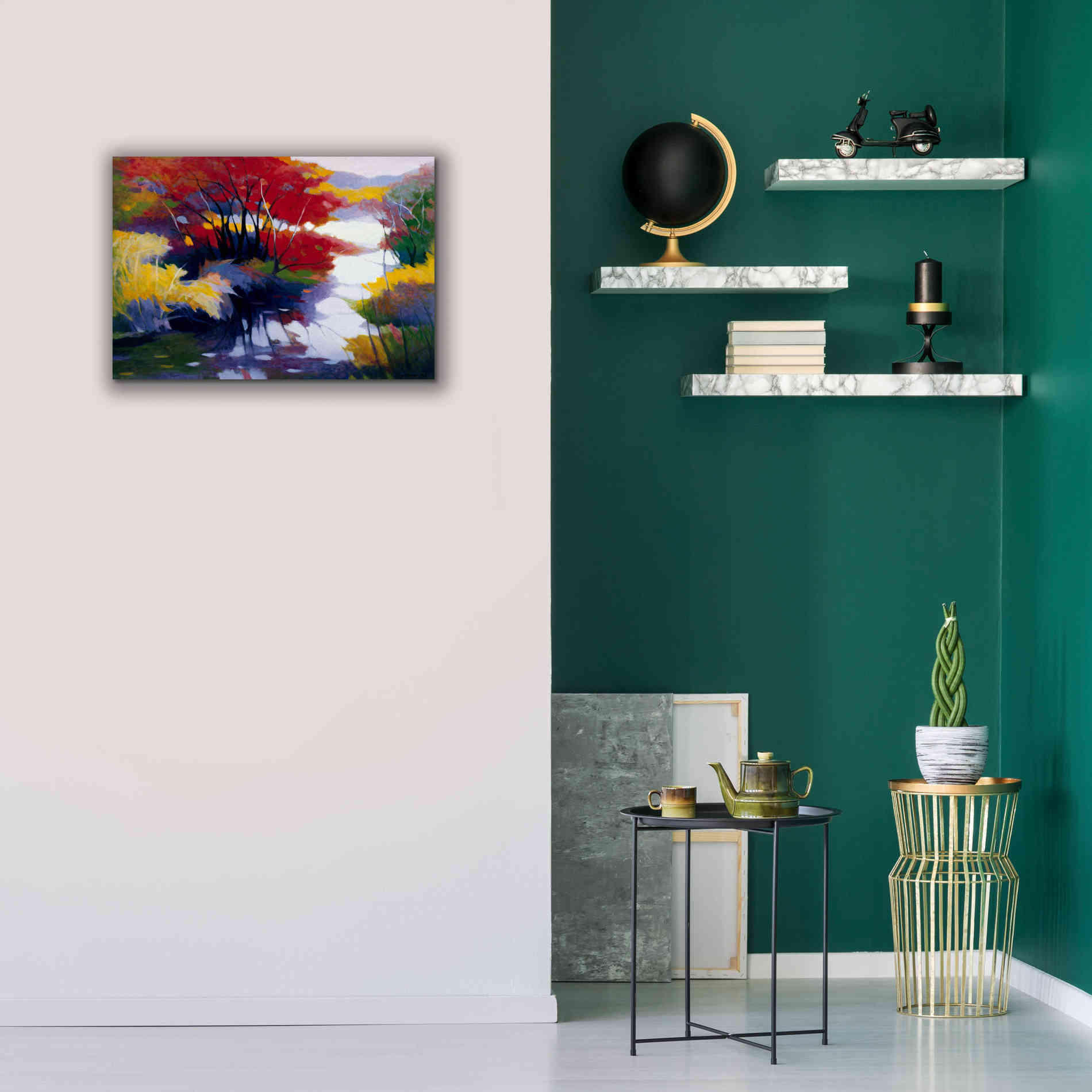 'Indian Summer' by Tadashi Asoma, Canvas Wall Art,26 x 18