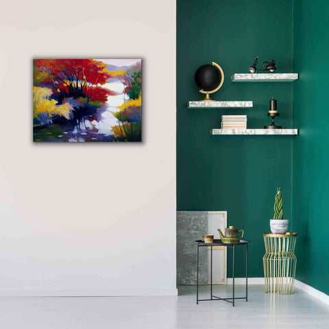 Image of 'Indian Summer' by Tadashi Asoma, Canvas Wall Art,34 x 26