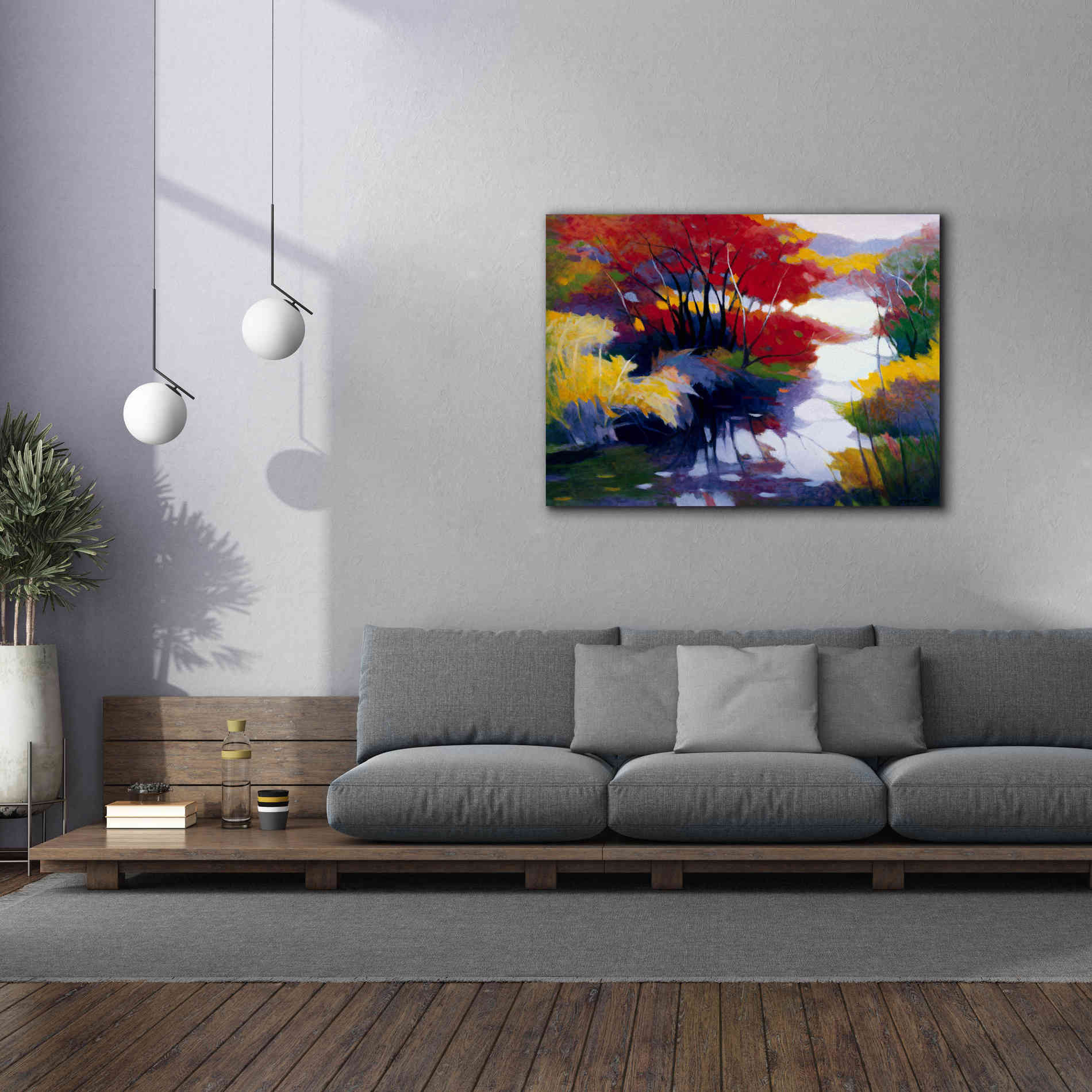'Indian Summer' by Tadashi Asoma, Canvas Wall Art,54 x 40