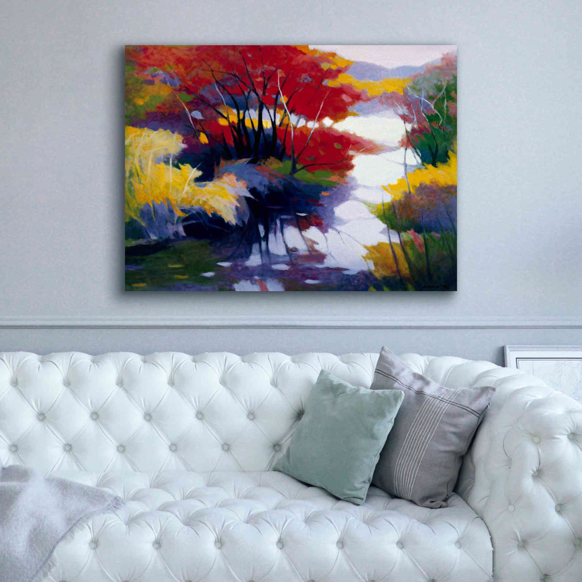 'Indian Summer' by Tadashi Asoma, Canvas Wall Art,54 x 40