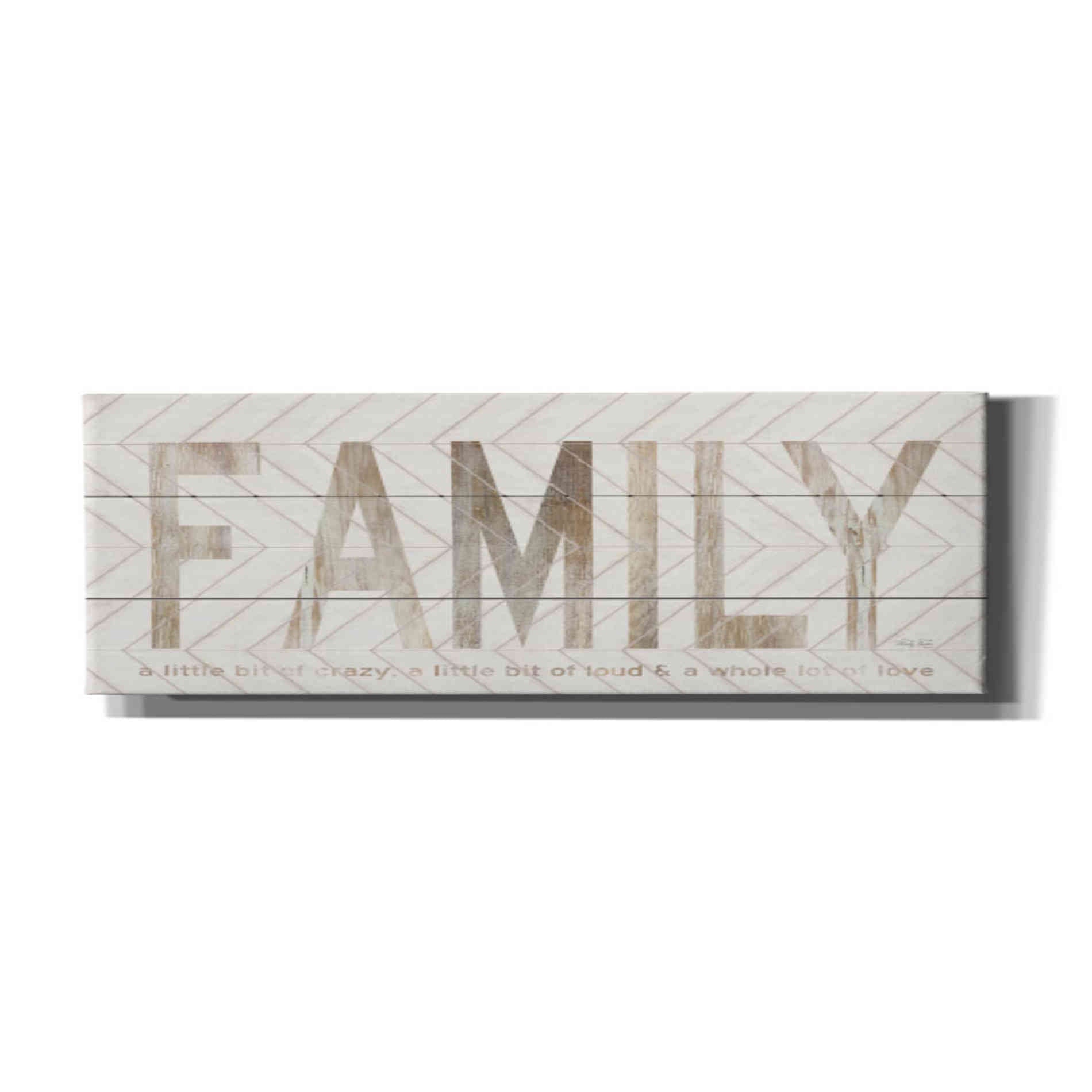 'Family Chevron' by Cindy Jacobs, Canvas Wall Art