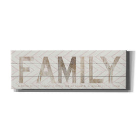 'Family Chevron' by Cindy Jacobs, Canvas Wall Art