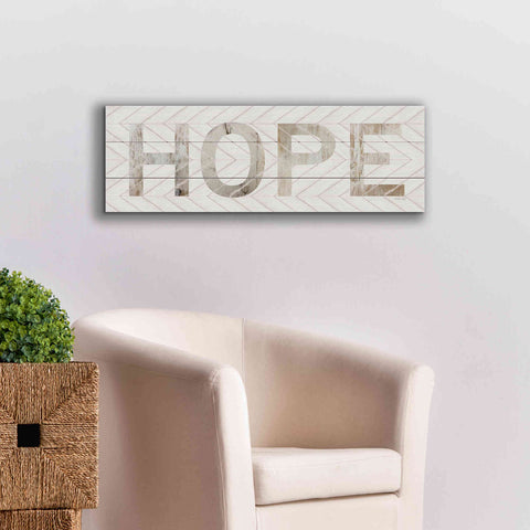 Image of 'Hope Chevron' by Cindy Jacobs, Canvas Wall Art,36 x 12