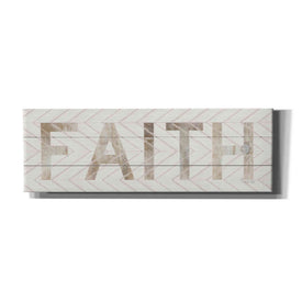 'Faith Chevron' by Cindy Jacobs, Canvas Wall Art