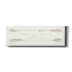 'Arrows - Follow Your Dreams' by Cindy Jacobs, Canvas Wall Art