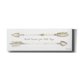 'Arrows - Thank Heaven for Little Boys' by Cindy Jacobs, Canvas Wall Art
