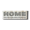 'Home - A Story of Who We Are Sign' by Cindy Jacobs, Canvas Wall Art