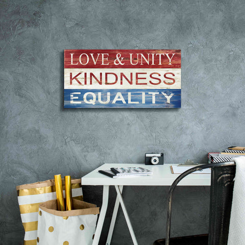 Image of 'Love & Unity' by Cindy Jacobs, Canvas Wall Art,24 x 12