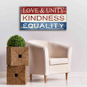 'Love & Unity' by Cindy Jacobs, Canvas Wall Art,40 x 20