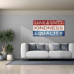 'Love & Unity' by Cindy Jacobs, Canvas Wall Art,60 x 30