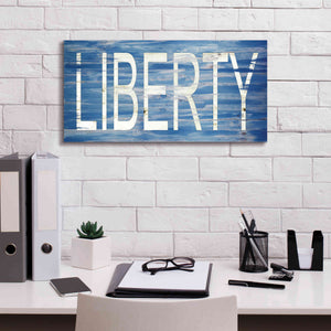 'Liberty' by Cindy Jacobs, Canvas Wall Art,24 x 12