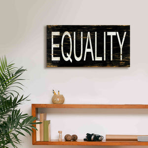 'Equality' by Cindy Jacobs, Canvas Wall Art,24 x 12