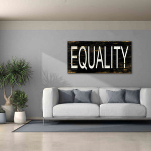 'Equality' by Cindy Jacobs, Canvas Wall Art,60 x 30